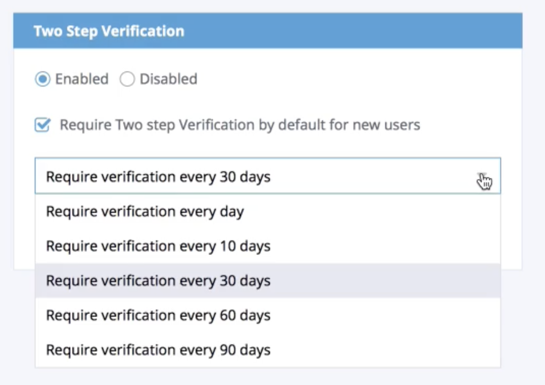 Require Users to Authenticate with a Code